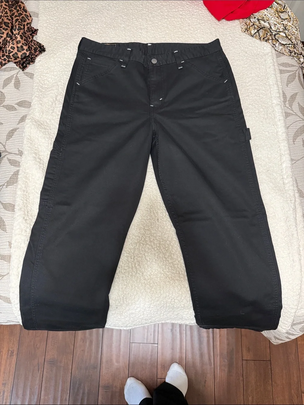 Levi's Black Utility Carpenter Pants